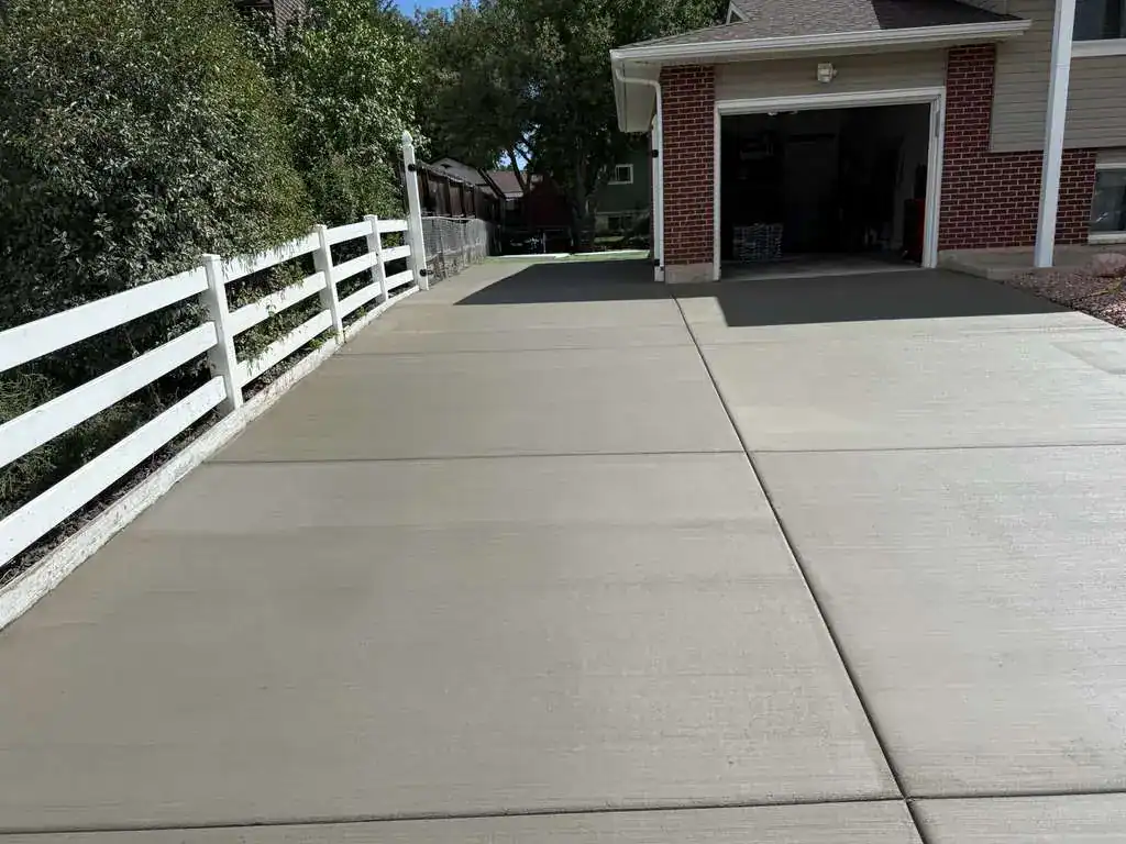 Concrete driveway project 1 in Colorado Springs