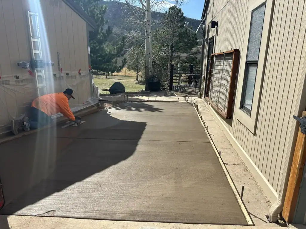 Colored Patio in Colorado Springs