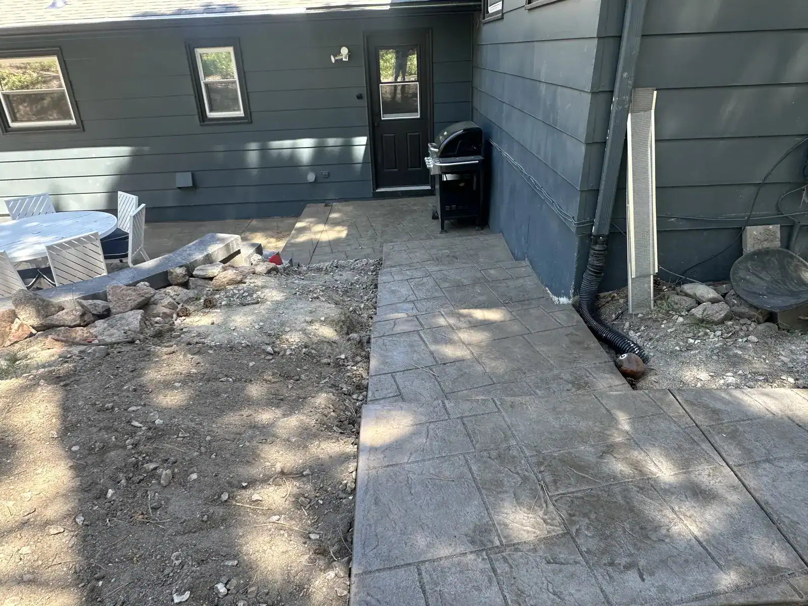 Stamped walkway in Colorado Springs