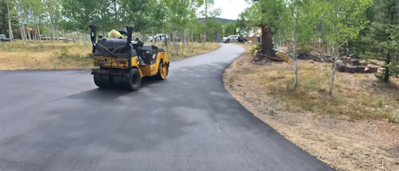 Asphalt Repair project in progress